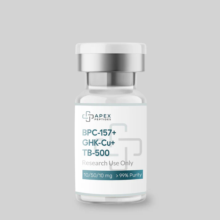 GLOW (BPC 157 10mg + GHK-CU 50mg + TB500 10mg)